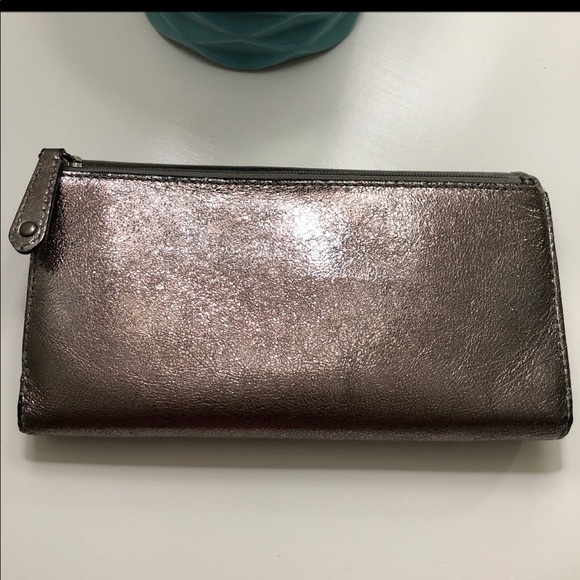 Coach Gunmetal Large Ashley Wallet - Picture 3 of 8